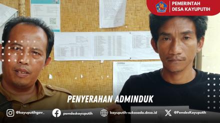 PENYERAHAN ADMINDUK